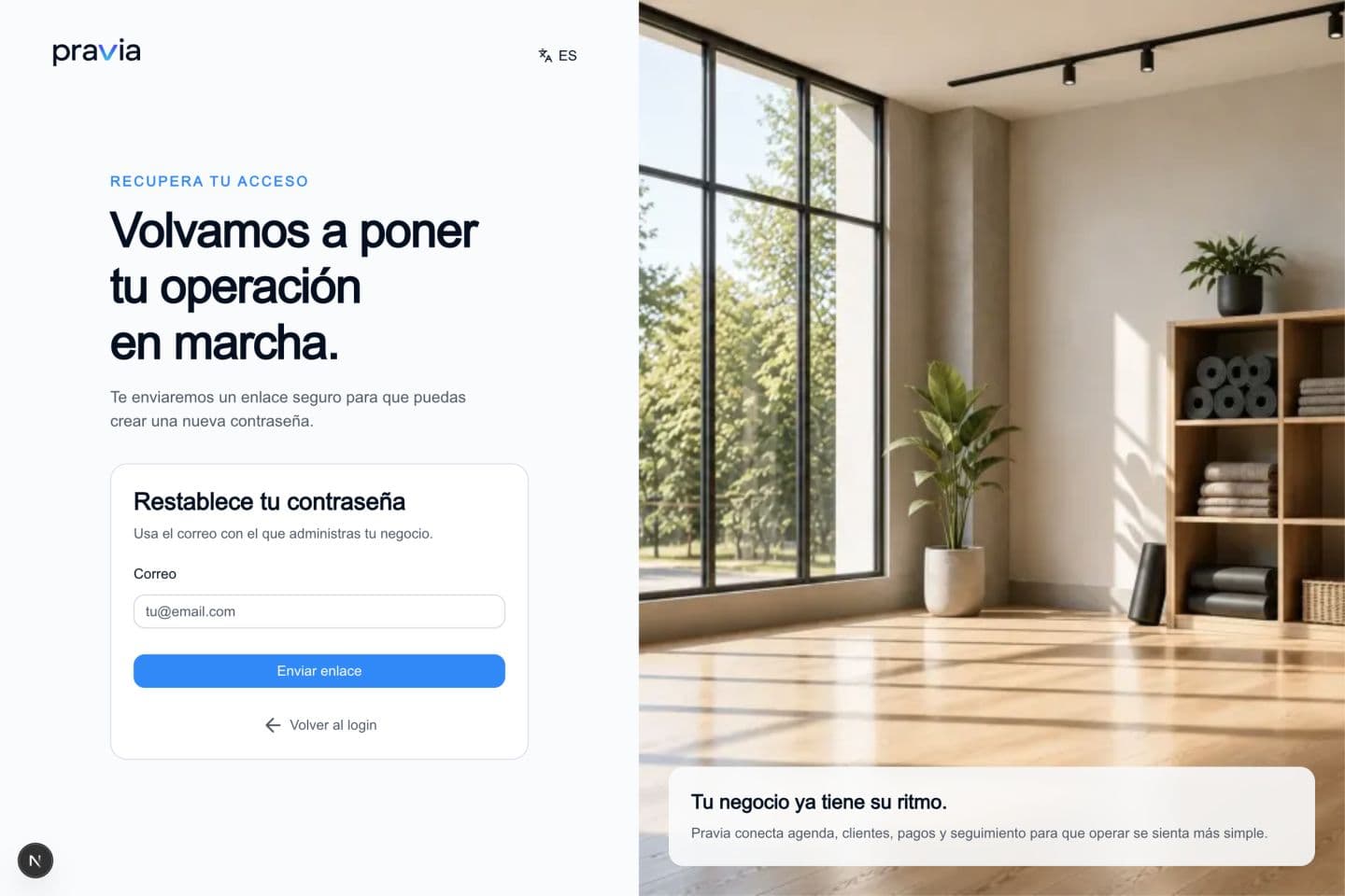 Recupera el acceso